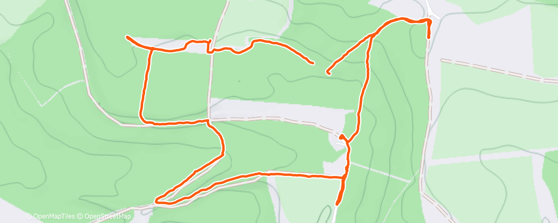 Map of the activity, Warburg Nature reserve
