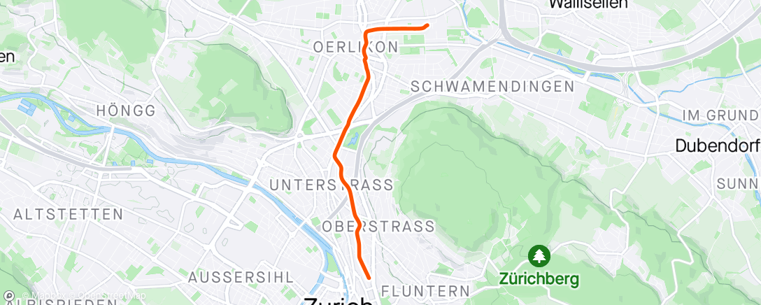 Map of the activity, ⛅ Abendradfahrt