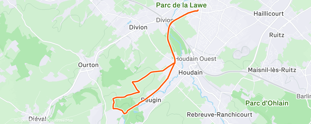 Map of the activity, 🏃‍♂️‍➡️ Sortie à la maison