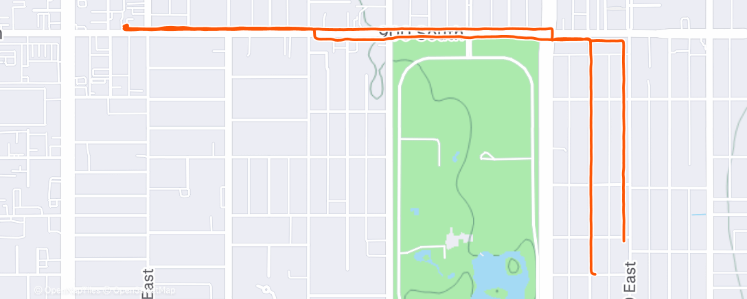 Mappa dell'attività Afternoon Walk