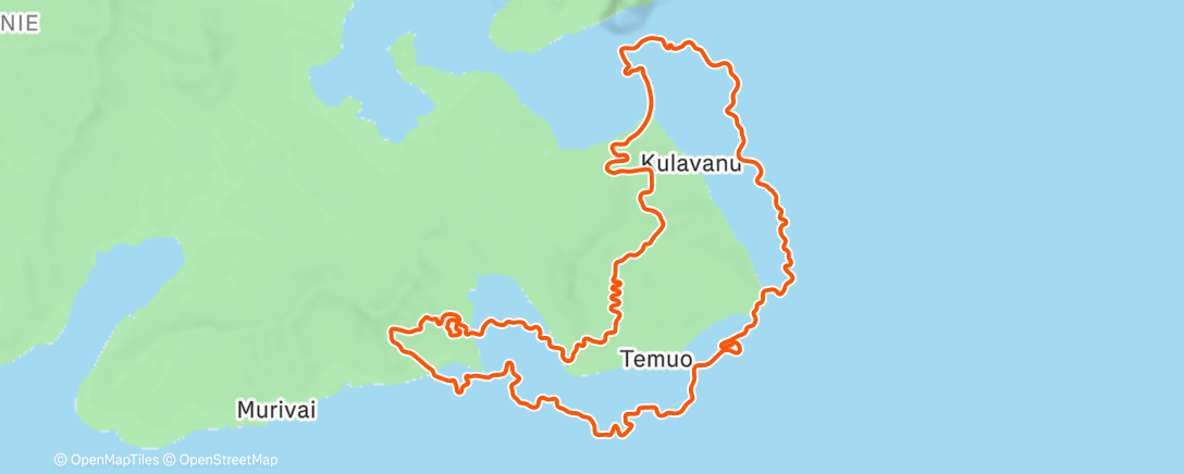 Map of the activity, 2*20min@270->230->245W