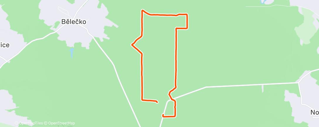 Map of the activity, Ztratit se doma 🙏🏻🤘👌