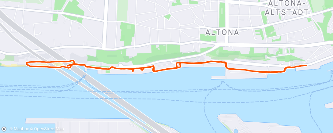 Map of the activity, Hamburg 6