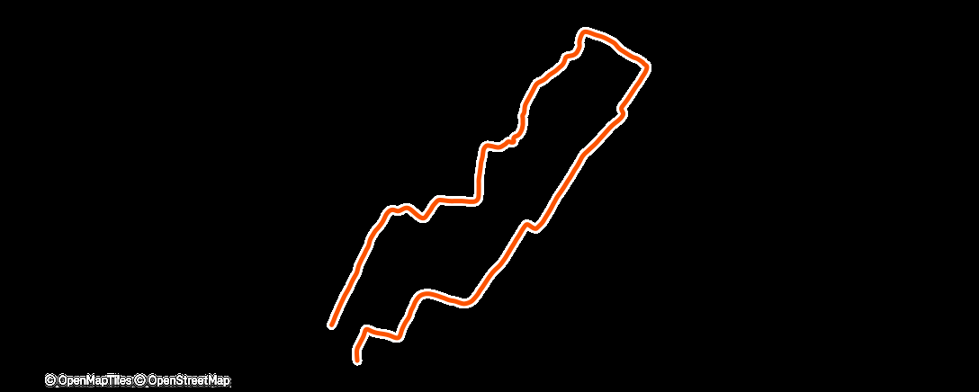Map of the activity, Spaziergang am Nachmittag
