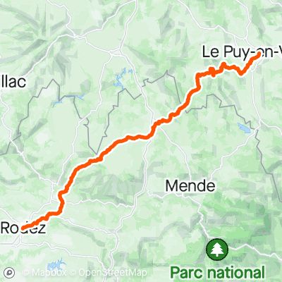 Le Puy en Valay - Rodez | 183.1 km Cycling Route on Strava