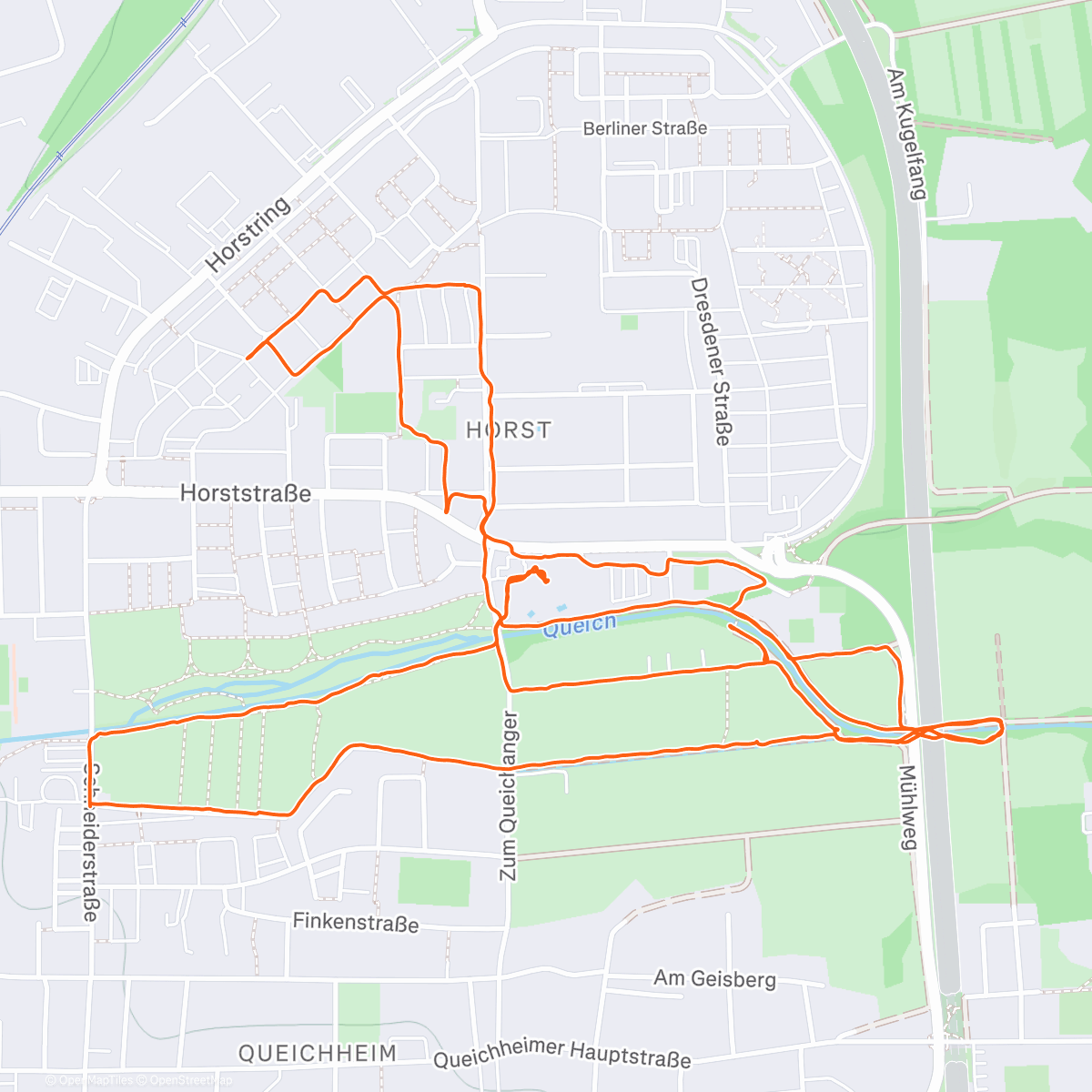 Карта физической активности (Spaziergang)