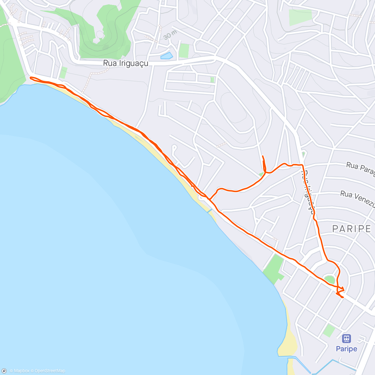 Map of the activity, Chuvinha