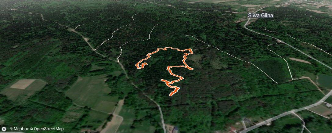 Map of the activity, Morning Hike