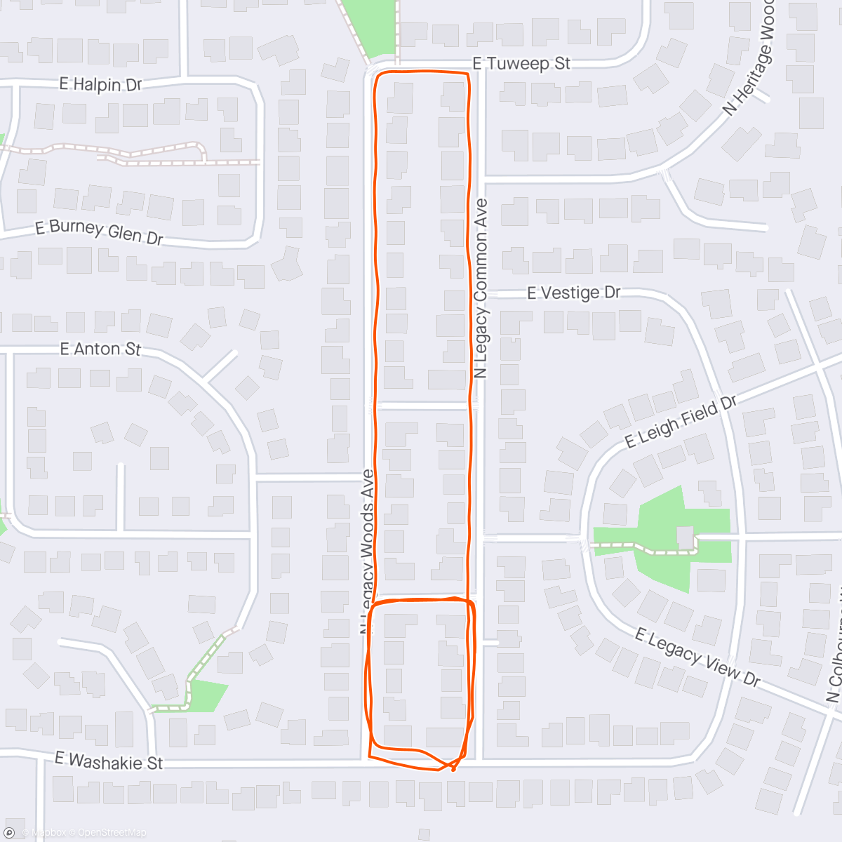 Map of the activity, Quick run with our new track star