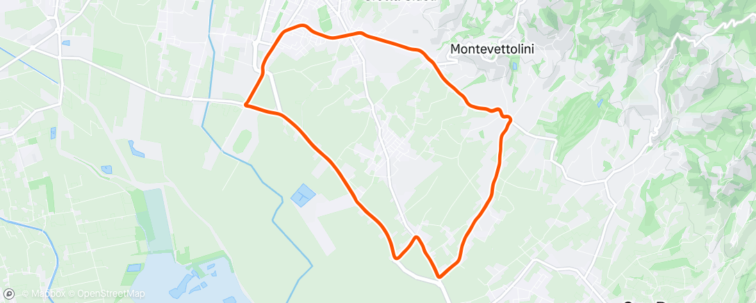Map of the activity, Morning Ride