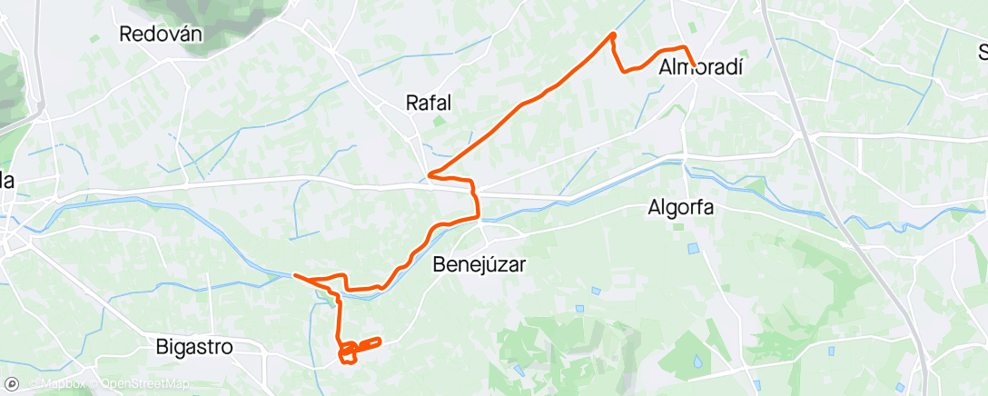 Map of the activity, 🏃‍♂️ • Turismo rural