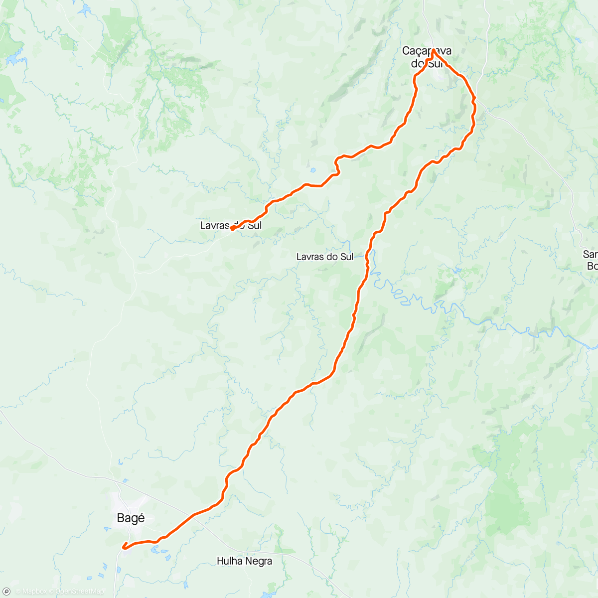 Mapa de la actividad, Desafio Malafaia Altimetria + Pré Prova BRM 400km Desafio Terra do Ouro | Clube Audax Bagé