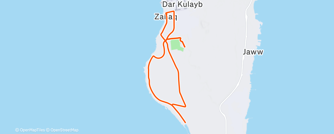 Map of the activity, Recovery week