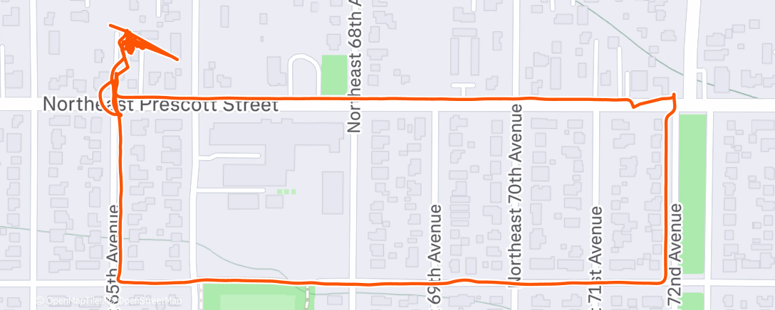 Map of the activity, Suzy walk