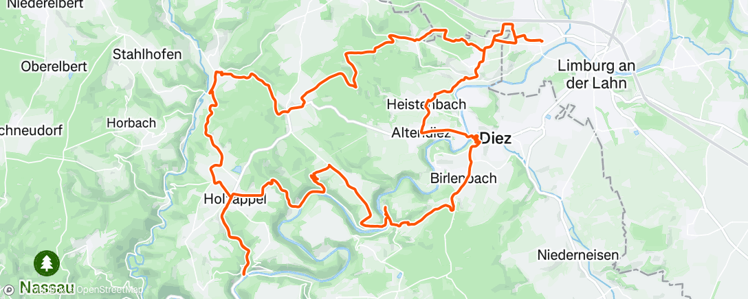 Map of the activity, Taunustaler Xmas hm battle 2025