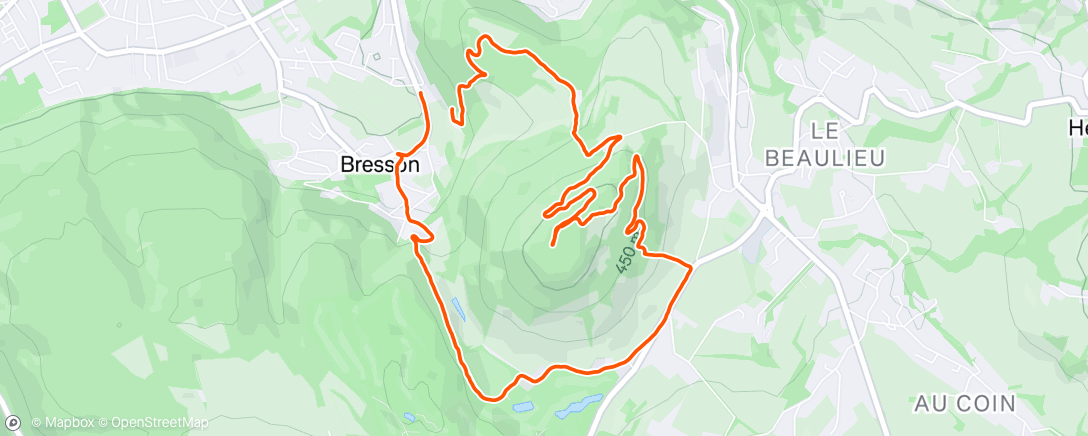 Map of the activity, Streek verkennen
