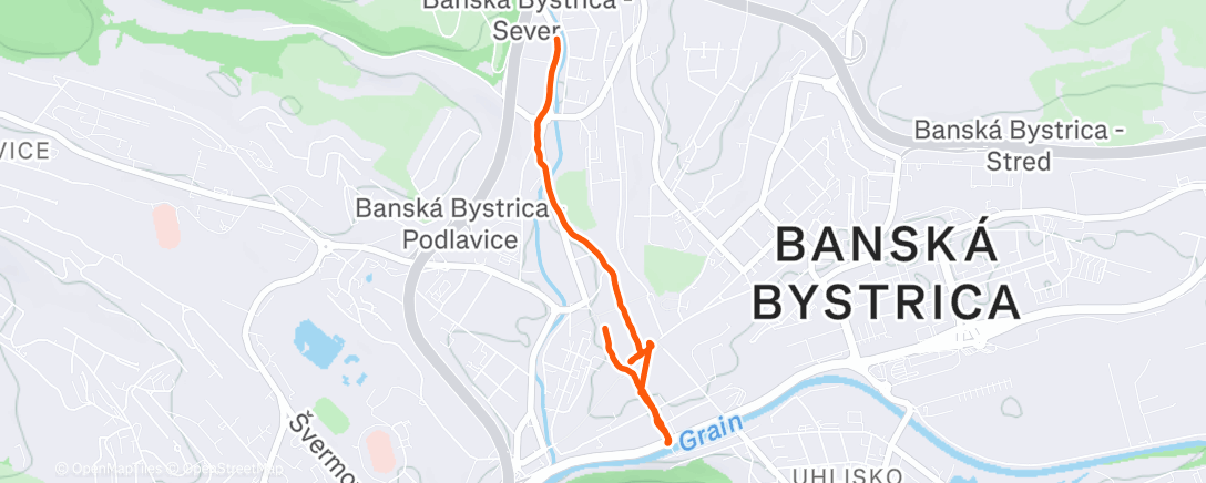 Карта физической активности (Evening Walk)