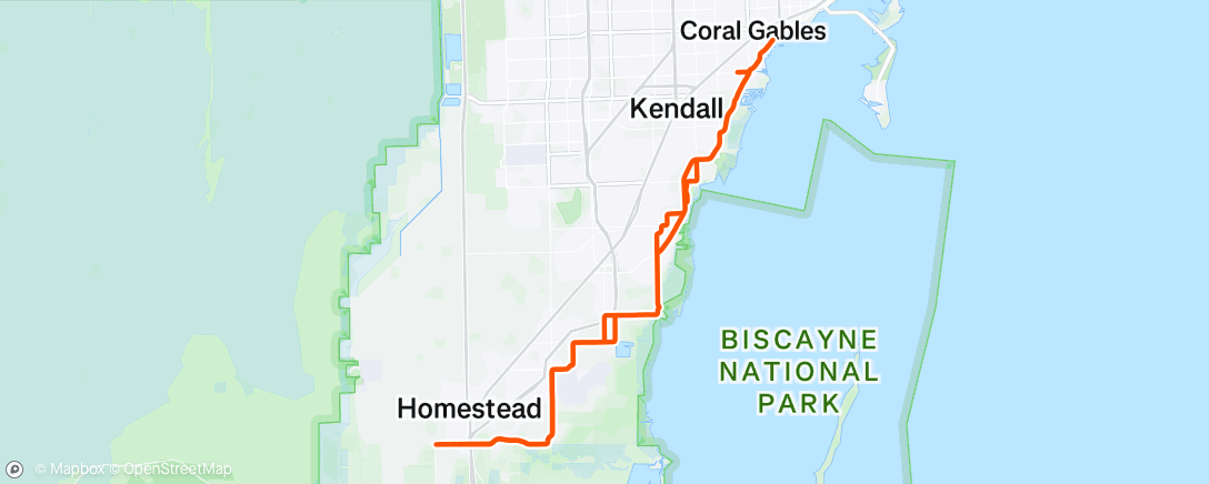 Map of the activity, Morning Ride