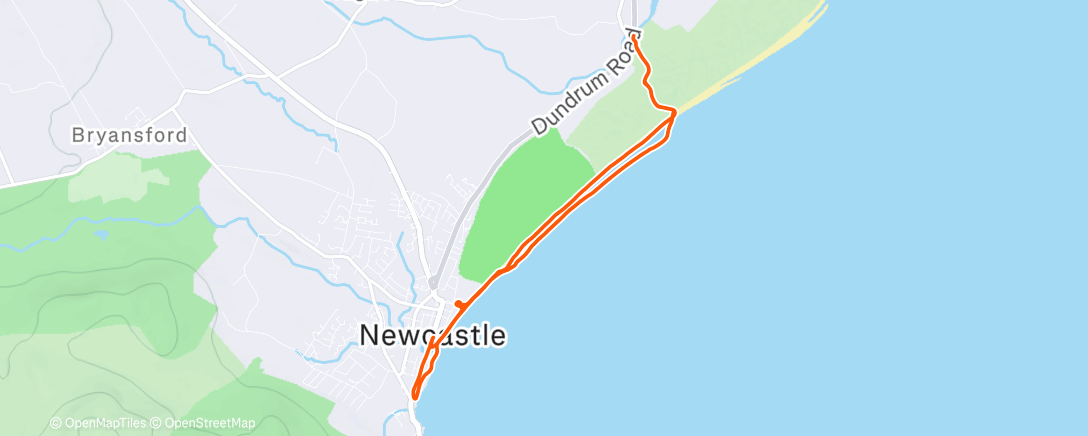 Map of the activity, Lunch Walk