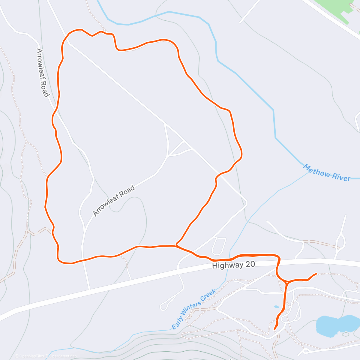 Mapa de la actividad (Morning Classic)