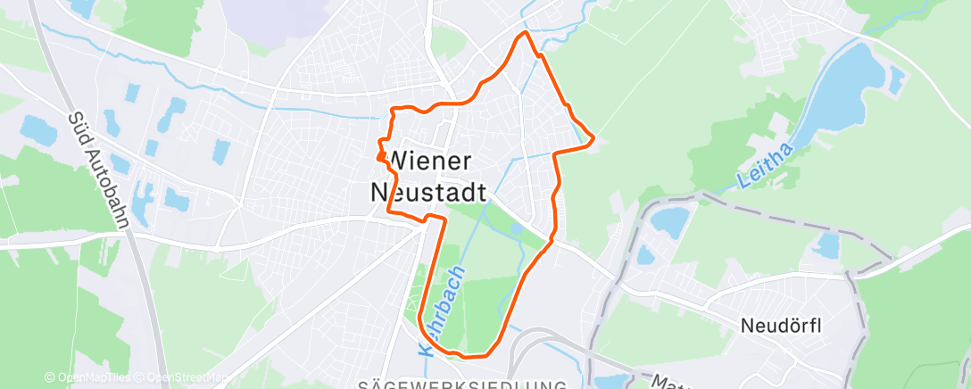 Map of the activity, Halb auf Asphalt - Halb auf Eis