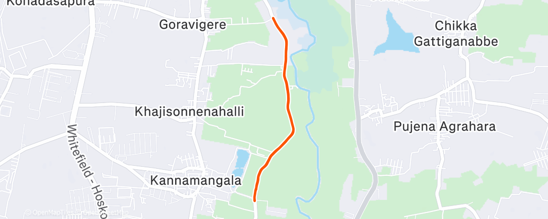 Карта физической активности (Morning Run)