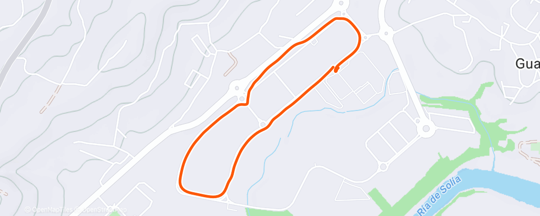 Map of the activity, Caminata de tarde ☀