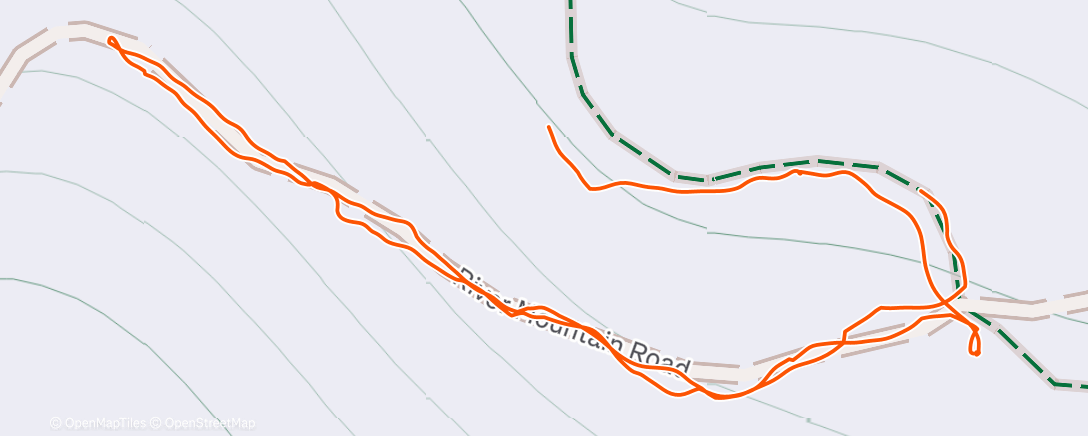 Map of the activity, Julian’s First Hike