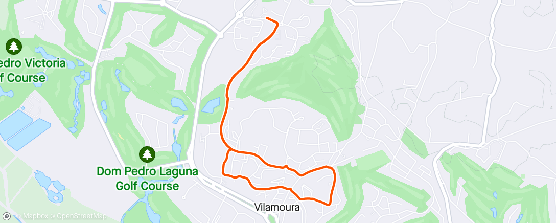 Map of the activity, Caminhada da hora do almoço