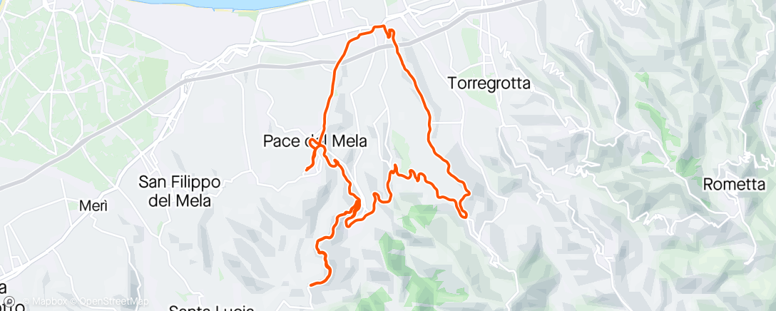 Karte der Aktivität „Giro pomeridiano”