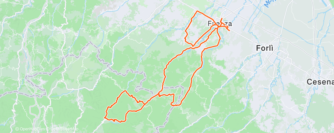 Map of the activity, Gp di capodanno