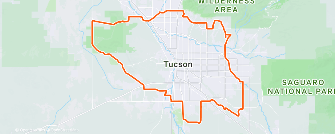Map of the activity, Morning Ride