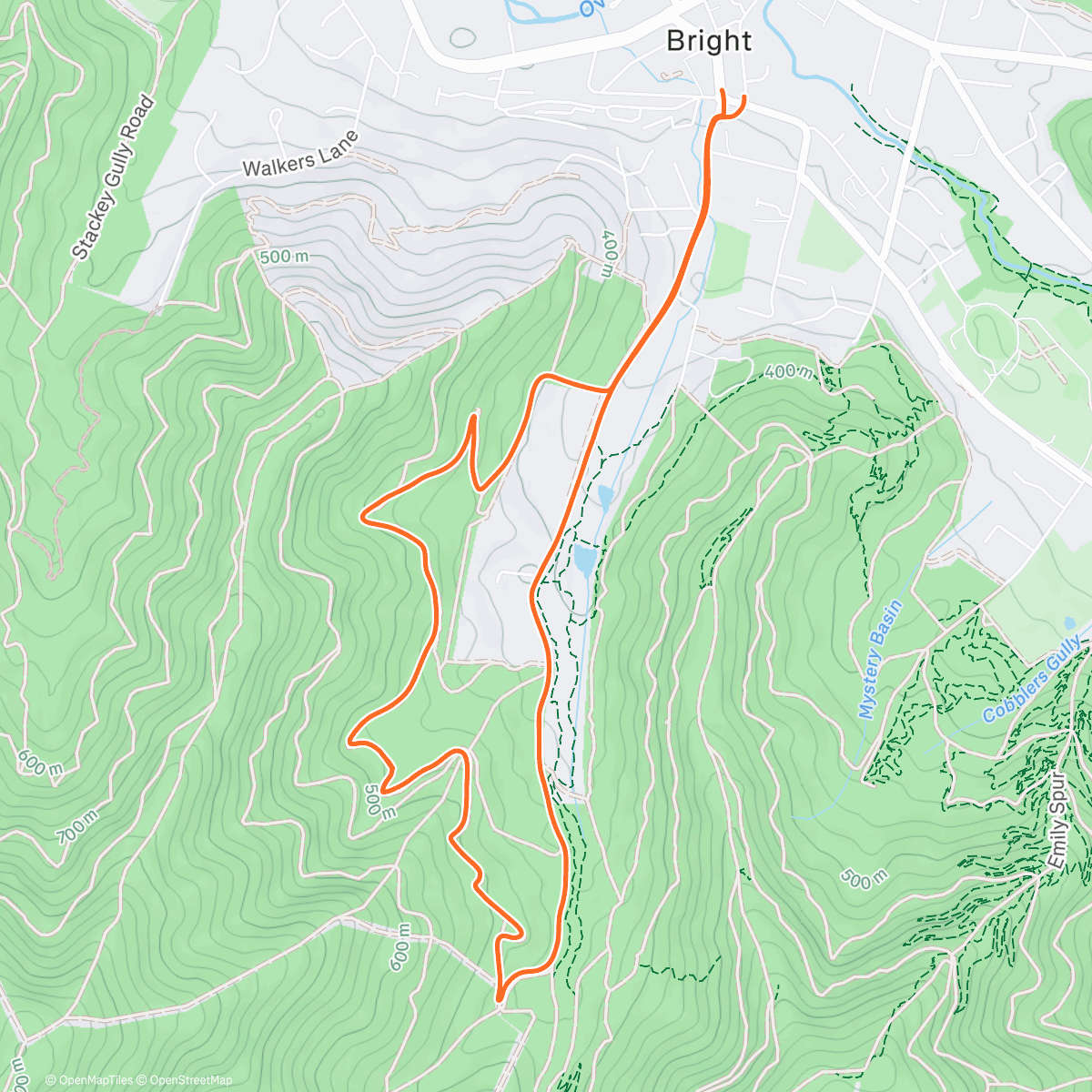 Map of the activity, Morning Gravel Ride