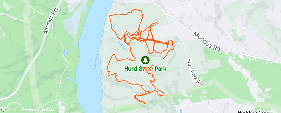 Map of the activity, Hurd