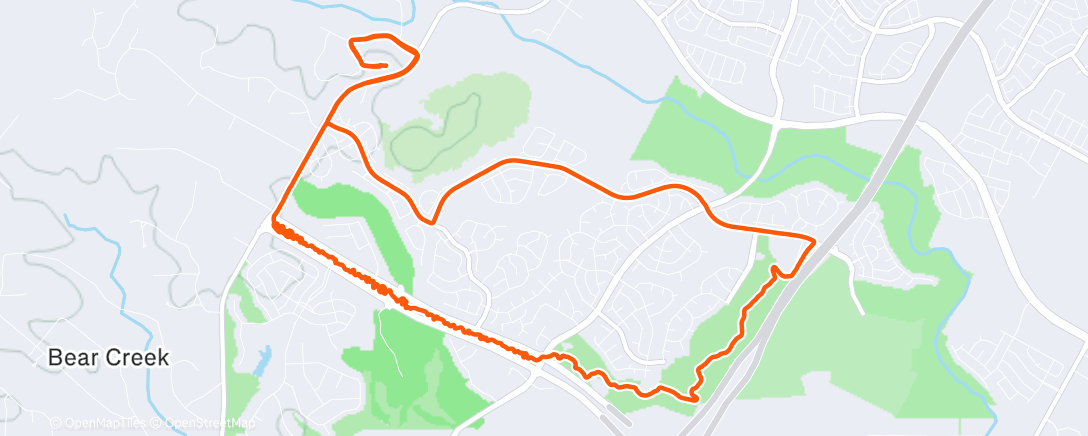 Map of the activity, Austin exploration