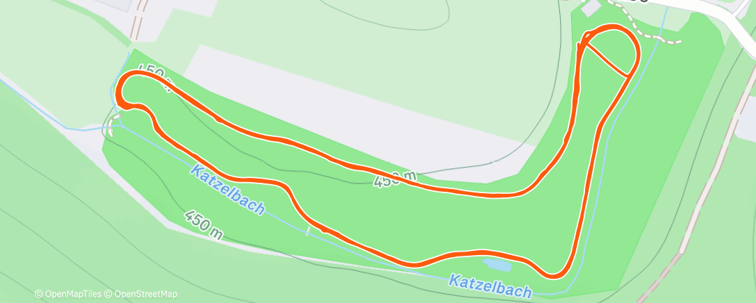 Map of the activity, Morning Nordic Ski