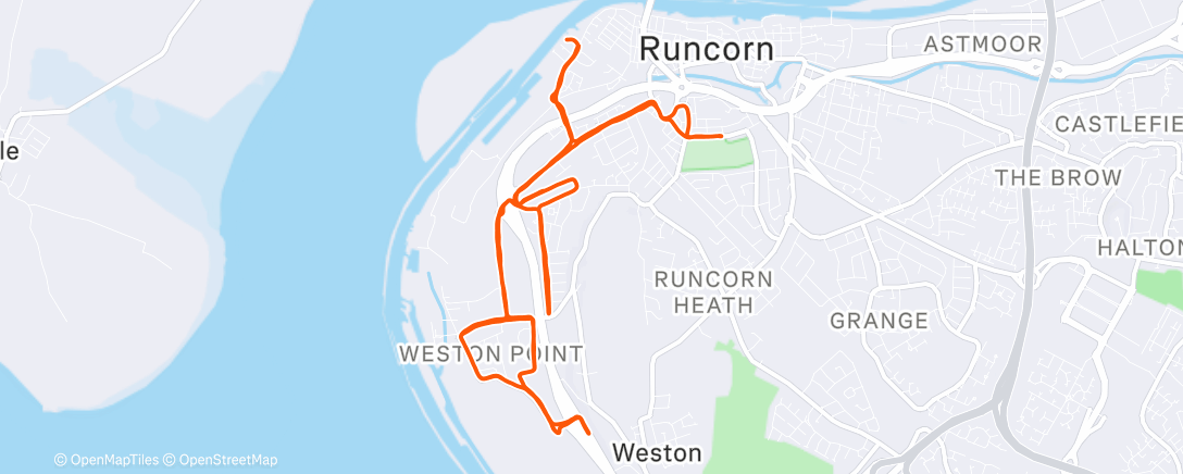 Map of the activity, Easy day