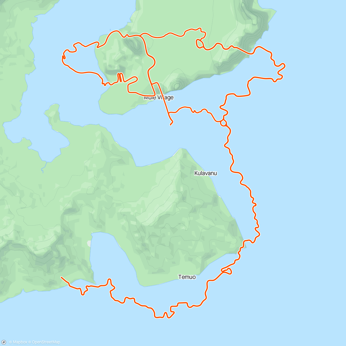 Map of the activity, Volcano Flat
