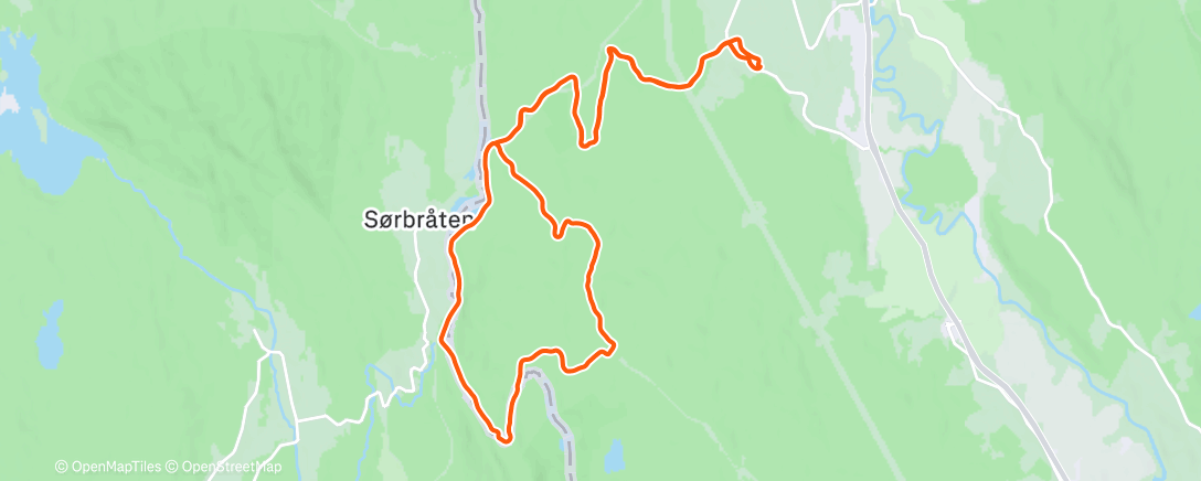 Map of the activity, Skate