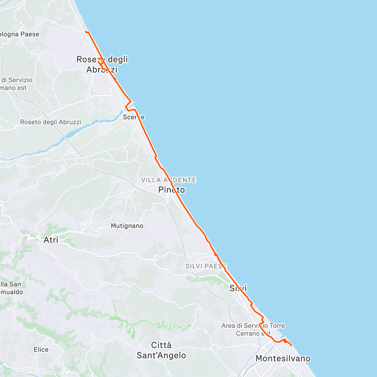 Map of the activity, Non si finisce più 🙏🙏🙏🙏🙏