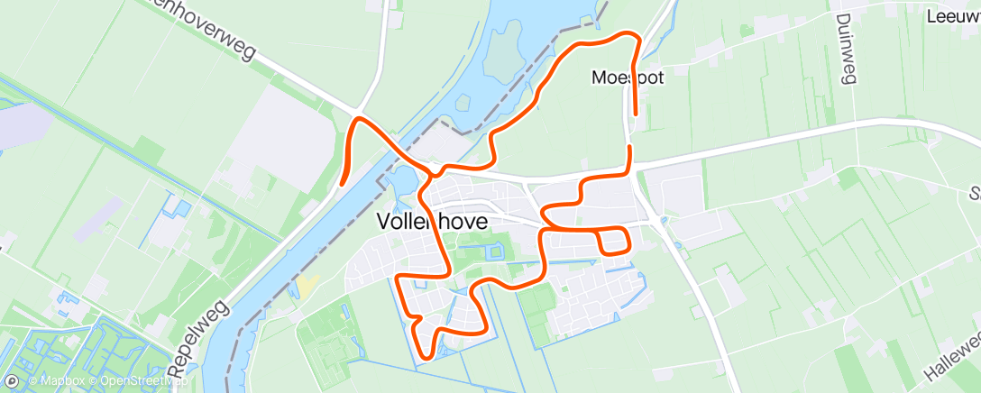 Map of the activity, Variabel tempo loop Vollenhove