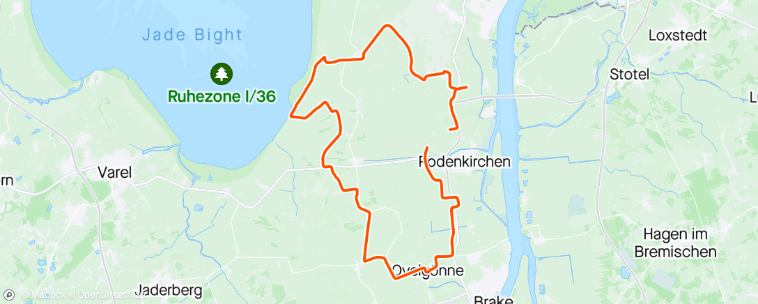 Map of the activity, Mittagsradfahrt 💨⛅