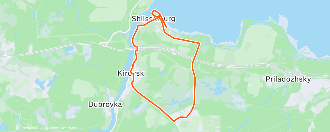 Map of the activity, Afternoon Ride