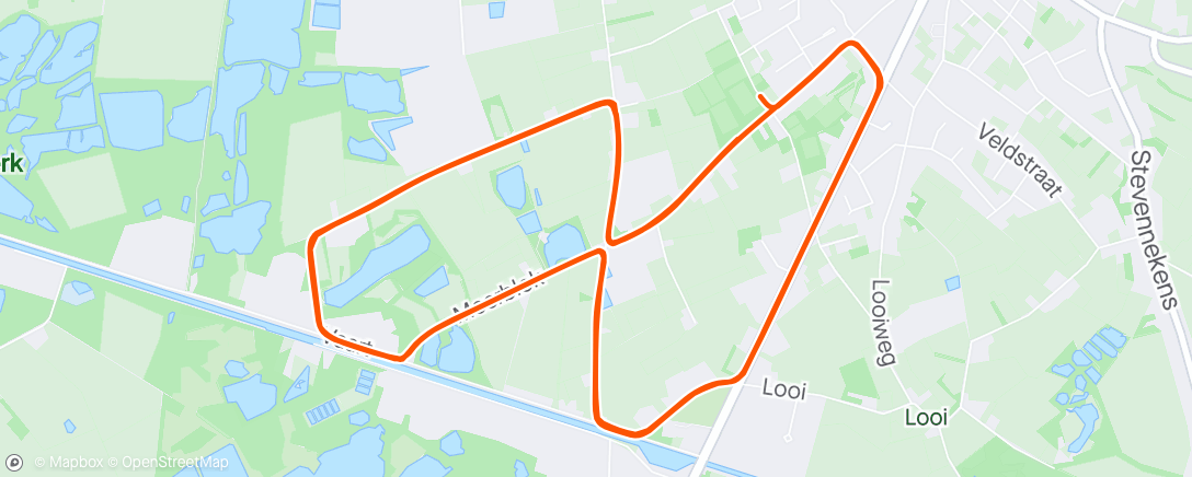 Mapa da atividade, Duatlon Rijkevorsel: Bike