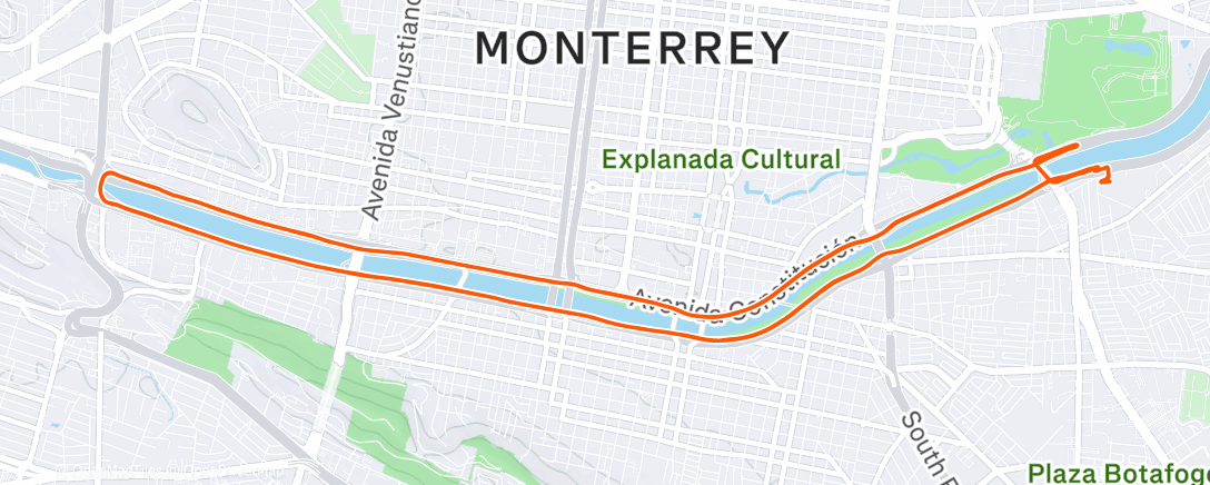 Map of the activity, Morning Ride