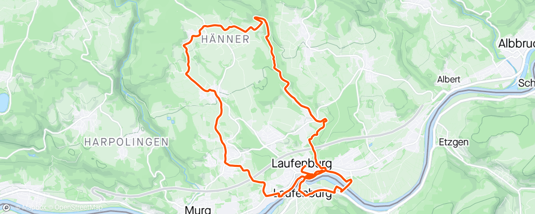 Map of the activity, H-Trail = Home Trail 🤩✌️