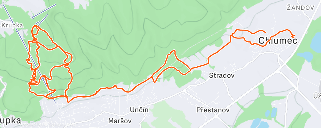 Map of the activity, Afternoon E-Mountain Bike Ride