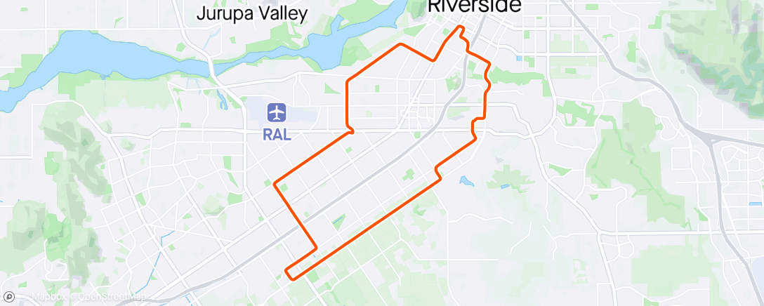 Map of the activity, RBC-SAT-Casual Ride