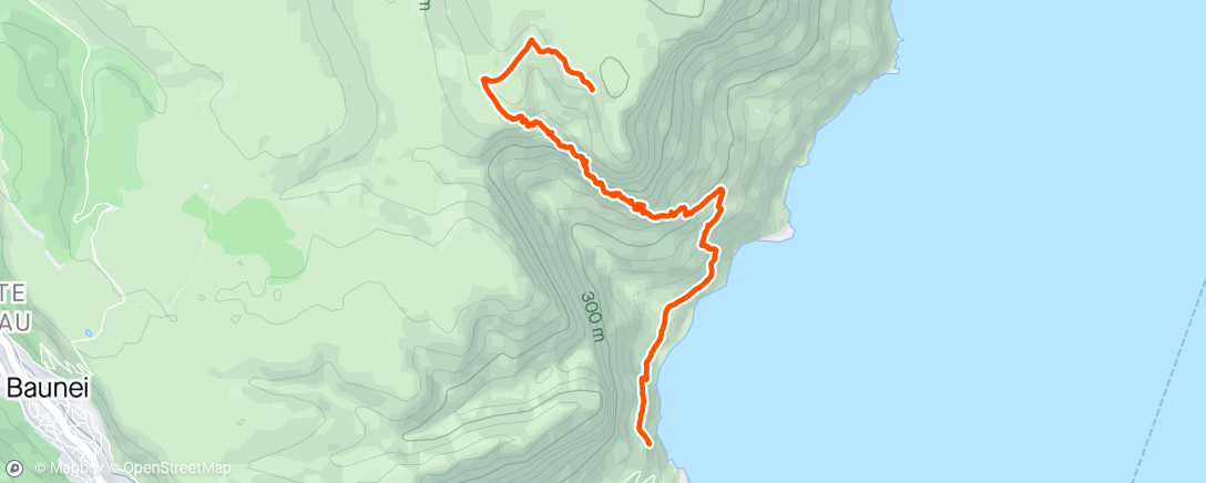 Map of the activity, Punta giradili