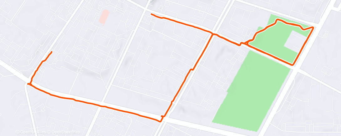 Карта физической активности (Afternoon Run)